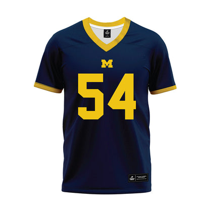 Athlete's Thread University of Michigan Football Andrew Sprague Navy Sublimated Jersey