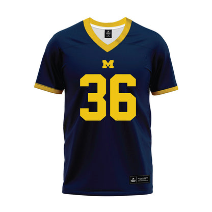 Athlete's Thread University of Michigan Football Tomas O'Meara Navy Sublimated Jersey