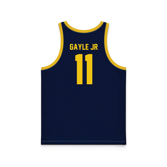Athlete's Thread University of Michigan Men's Basketball Roddy Gayle Jr. Navy Sublimated Fan Jersey