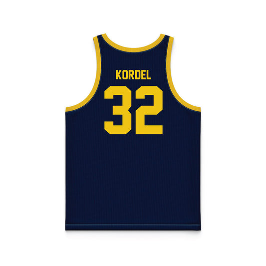 Athlete's Thread University of Michigan Men's Basketball Malick Kordel Navy Sublimated Fan Jersey
