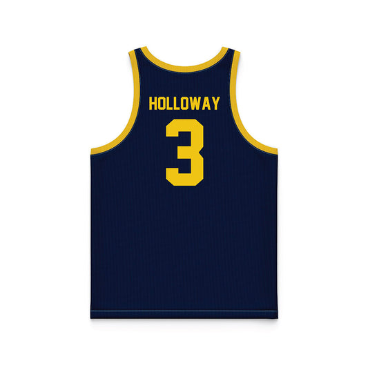 Athlete's Thread University of Michigan Basketball Mila Holloway Navy Sublimated Jersey