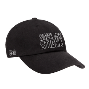 Sack The Stigma Black '988' Dad Hat